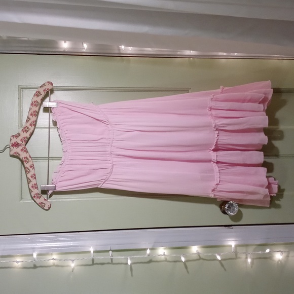 R. Vivimos Dresses & Skirts - Women's R. Vivimos gauze tube Dress girl pink 🩷 summer M